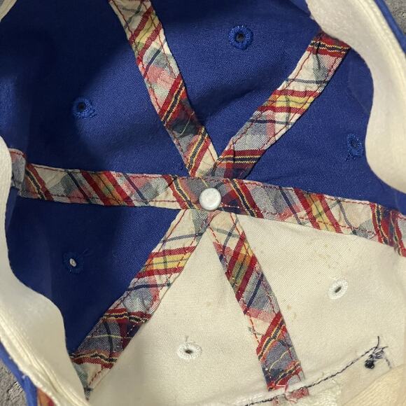 New York Giants Hat Men M/L Blue Embroidered Logo NFL Vintage Old Orchard Reebok - Picture 14 of 16